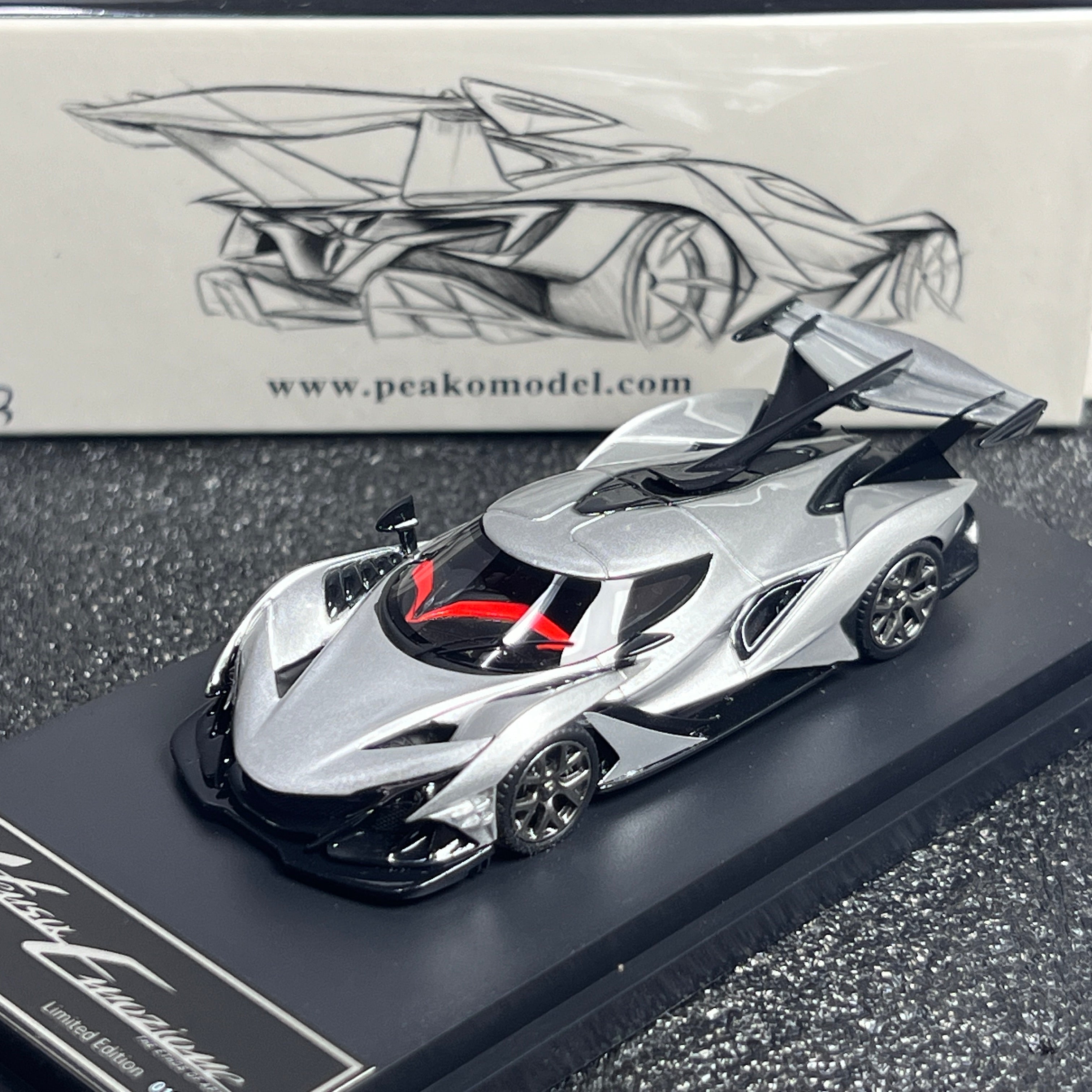 1/64 Scale Apollo IE Silver | Peako Model