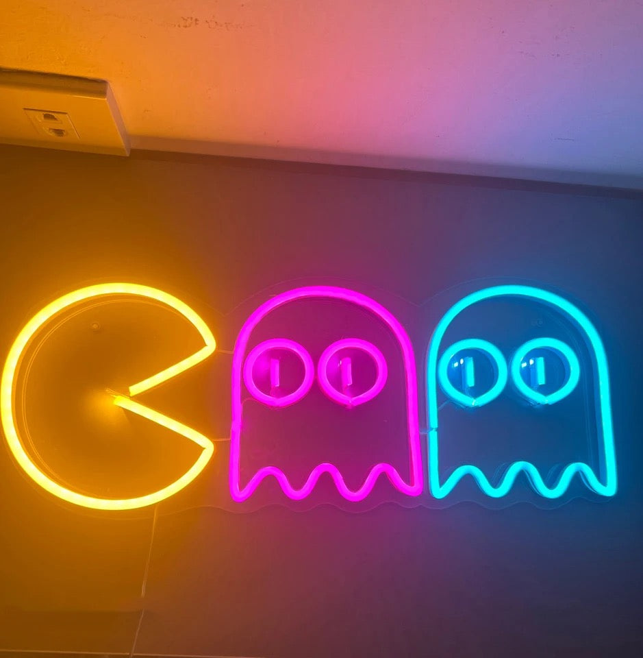 Pac-Man LED Neon Sign – Peppery Home
