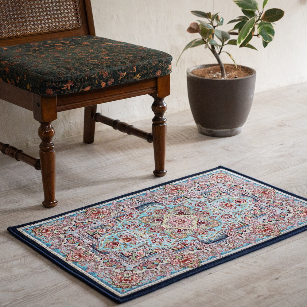ペルシャ手織りキリム シルク ラグ アルダビール 128×200cm – Persiadirect