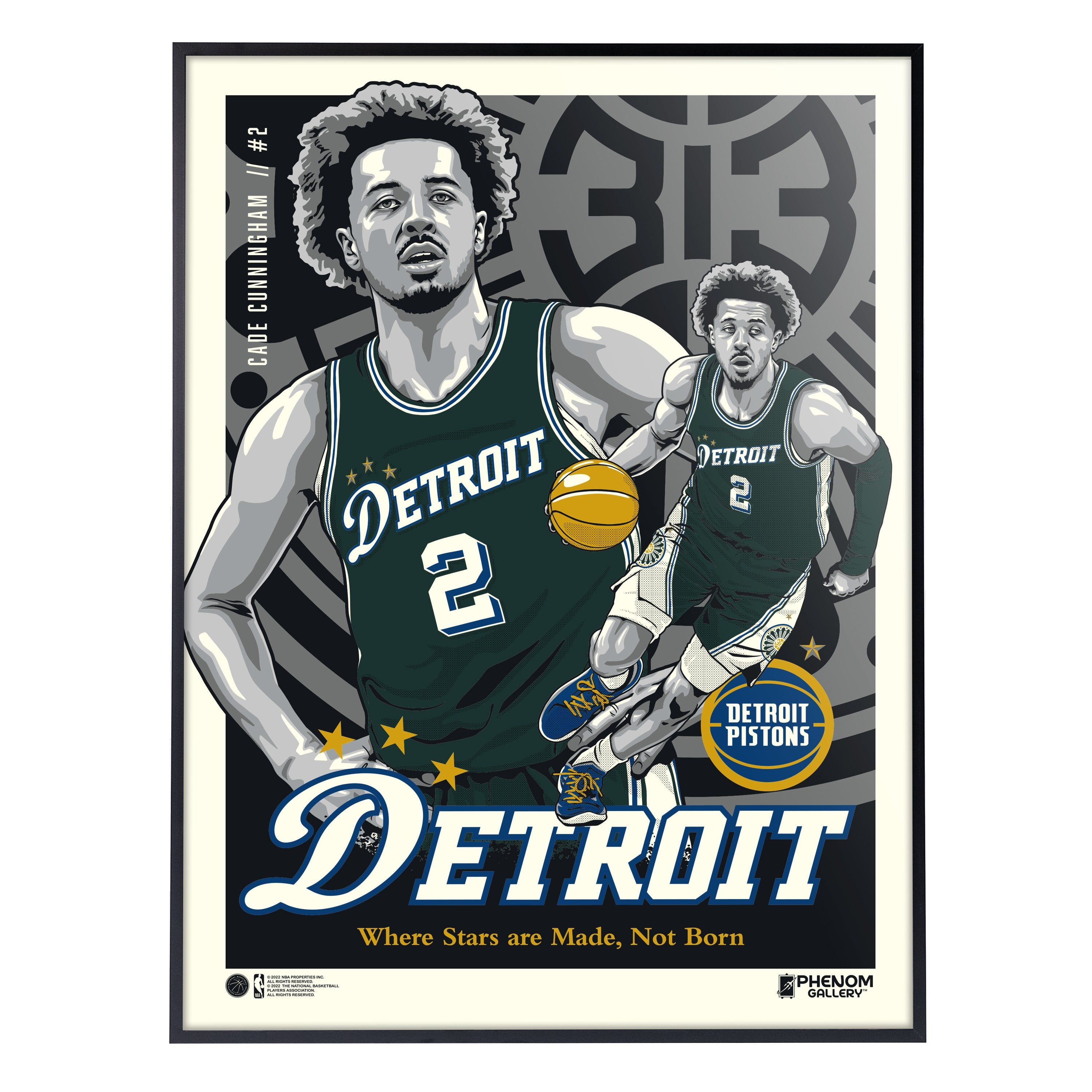 Detroit Pistons Cade Cunningham City Edition 18