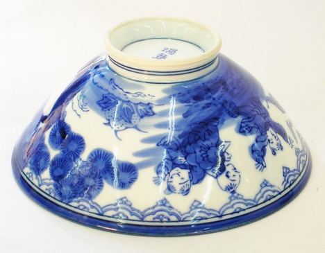 昭和レトロ 鍋島焼 唐子 飯茶碗【陶器 からこ 食器 飯碗】 山口陶器店