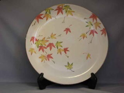 もみじ絵大皿 ＜ 和食器 和陶器の店 器楽庵