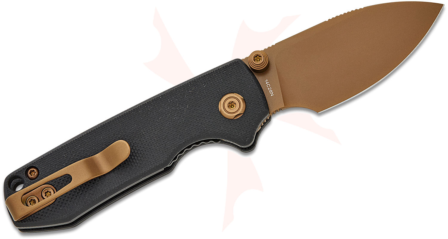 Vosteed Knives Raccoon Cub Liner Lock Front Flipper Knife 2.34
