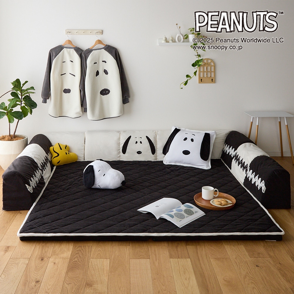 フェイスボア半纏「スヌーピー」(ピーナッツ/PEANUTS)｜通販の