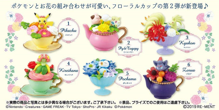 ポケモン フローラルカップコレクション2、ポッチャマやゾロアなど登場