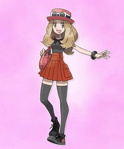 ポケモンX Y」の主人公「カルム」と「セレナ」のメガリングのアップの