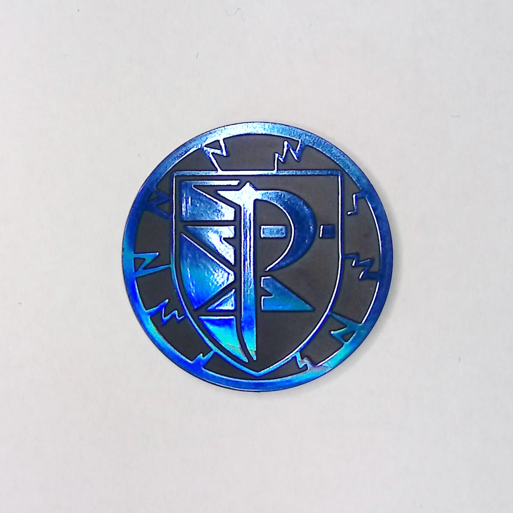 プラズマ団エンブレム：ブルーシーンホロ【Team Plasma emblem Blue