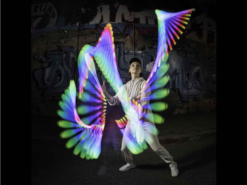 LED ジャグリングクラブ FT2 （3本セット） ライトトイズ Lighttoys
