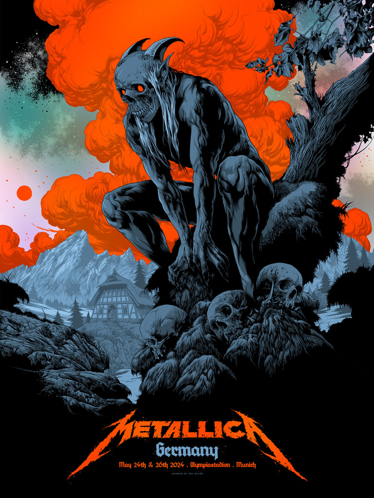 Metallica Five Poster Set SCRATCH/DENT (Foil Variants) by Ken