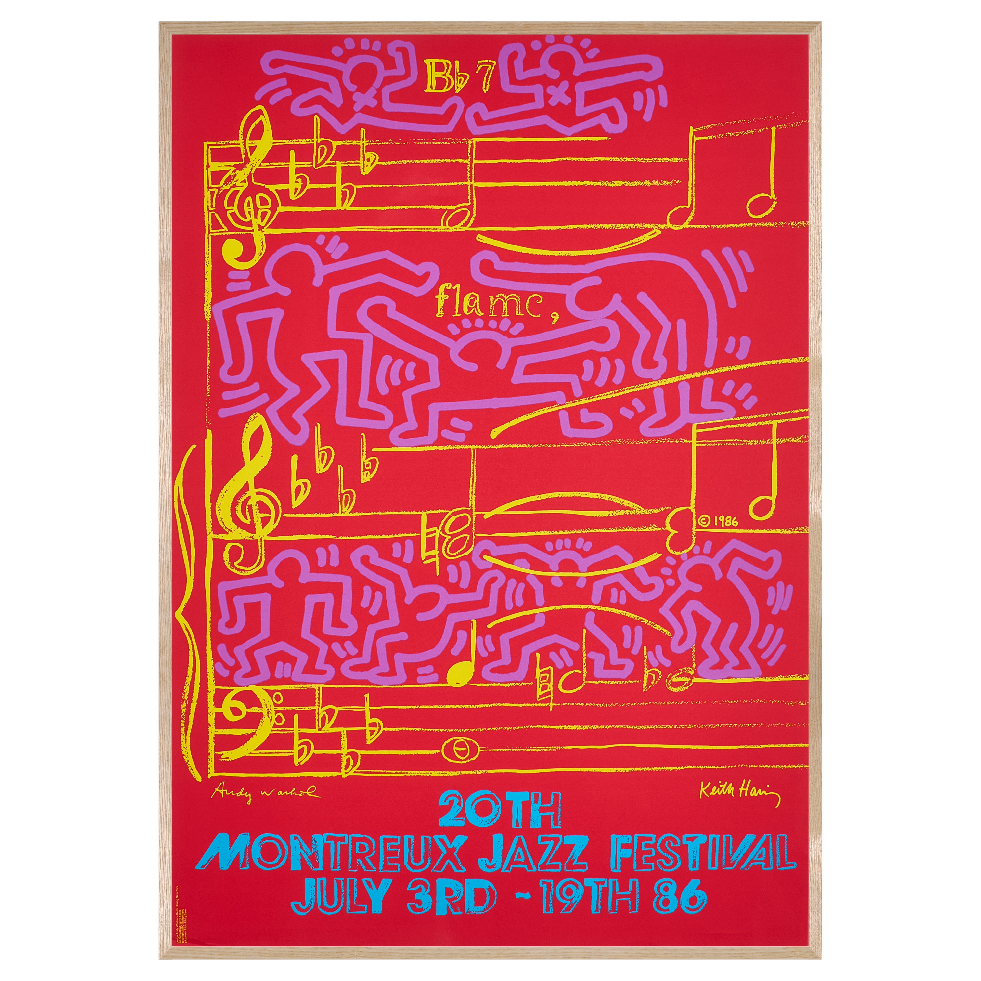 限定1枚】MONTREUX JAZZ FESTIVAL 1986 / キース・へリング & アンディ