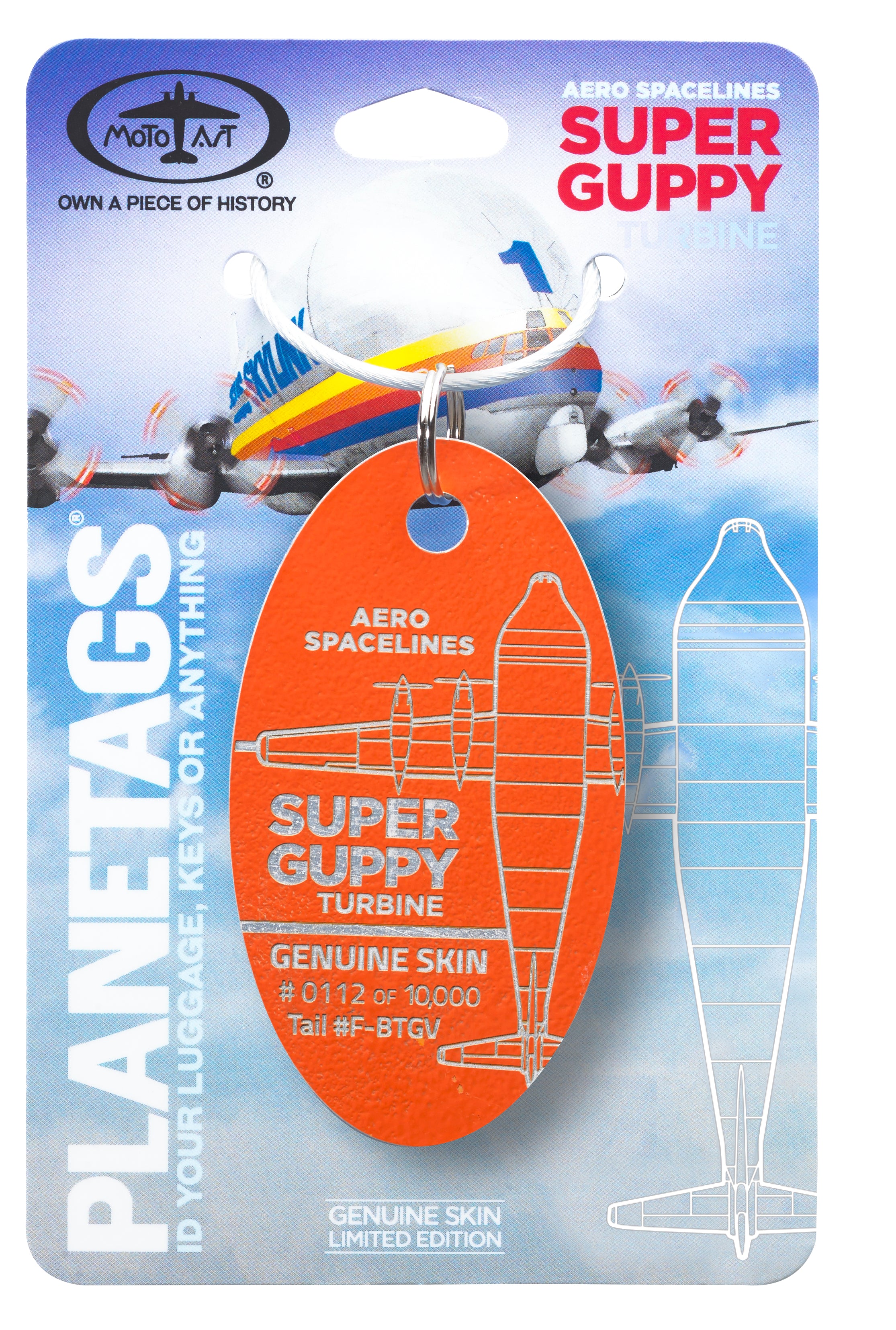 カスタム スーパー グッピー タービン - PLANETAGS TAIL #F-BTGV