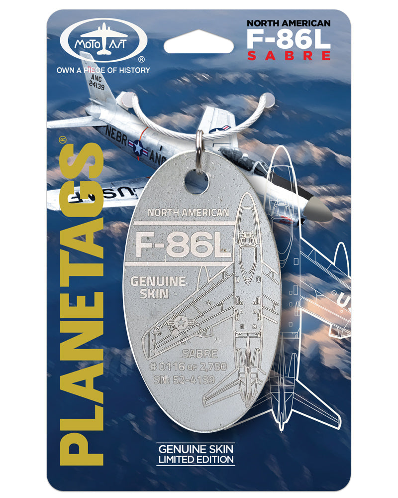 North American F-86L Sabre PlaneTags – 52-4139 | Cold War