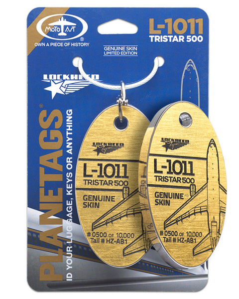 Custom L-1011 TRISTAR 500 - PLANETAGS TAIL #HZ-AB1 – MotoArt PlaneTags