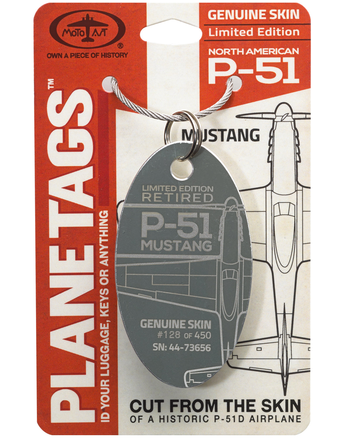 North American P-51D Mustang - 44-74656 – MotoArt PlaneTags