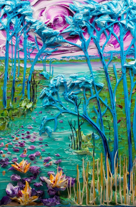 もはや盛り過ぎで絵画を超えた油絵