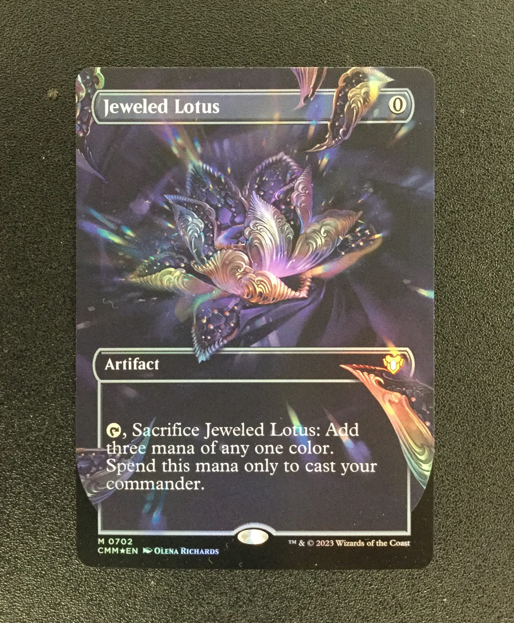 Jeweled Lotus (FOIL Borderless) - MTG Proxy Commander Masters