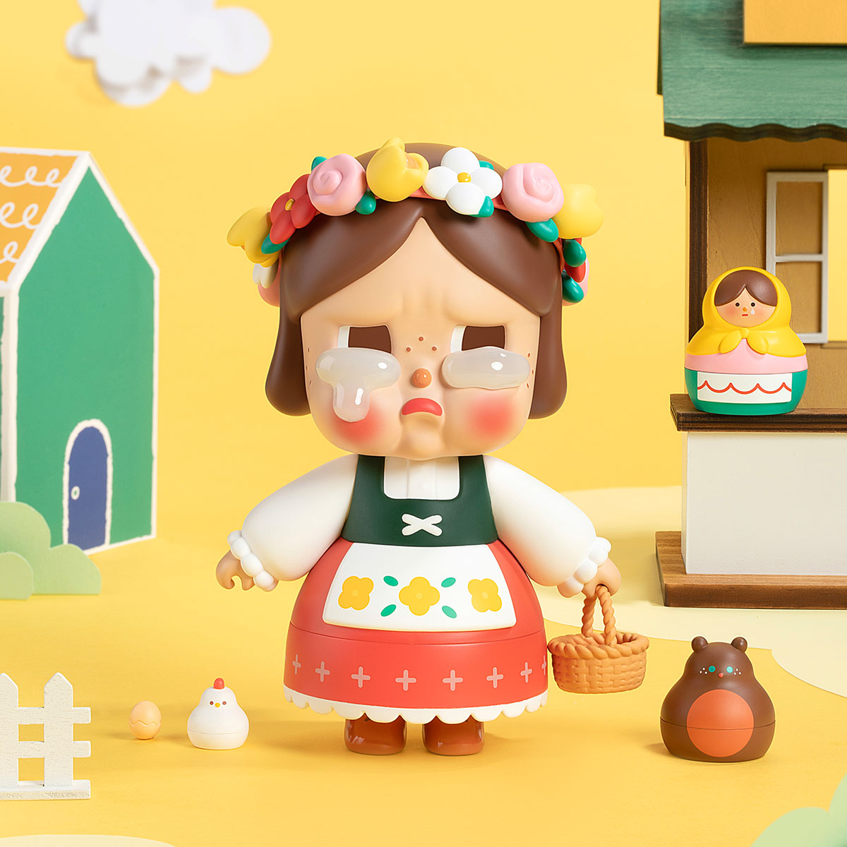 CRYBABY My Russian Doll Figurine | Designer Figurines - POP MART
