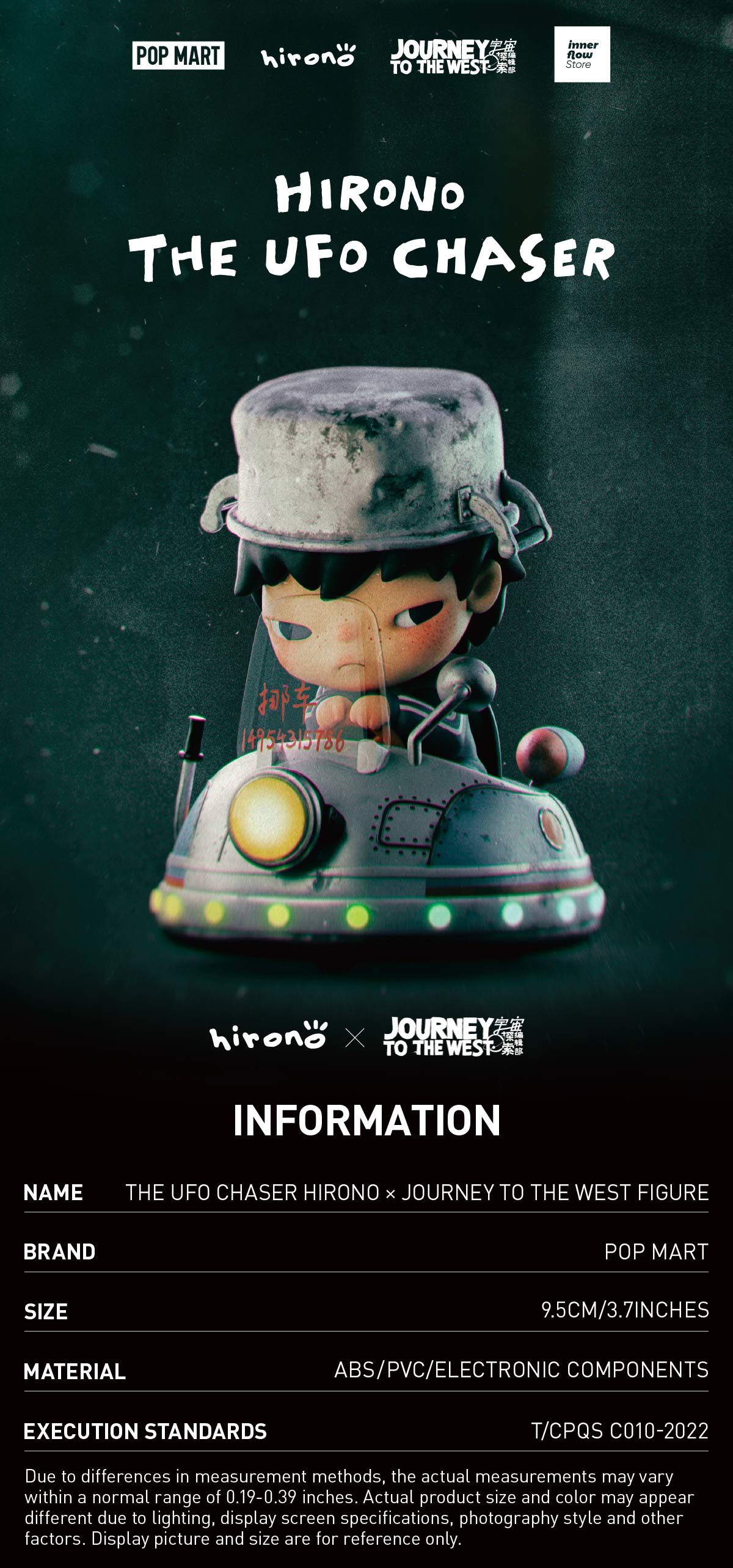 THE UFO CHASER Hirono x Journey to the West Figure - POP MART (Canada)