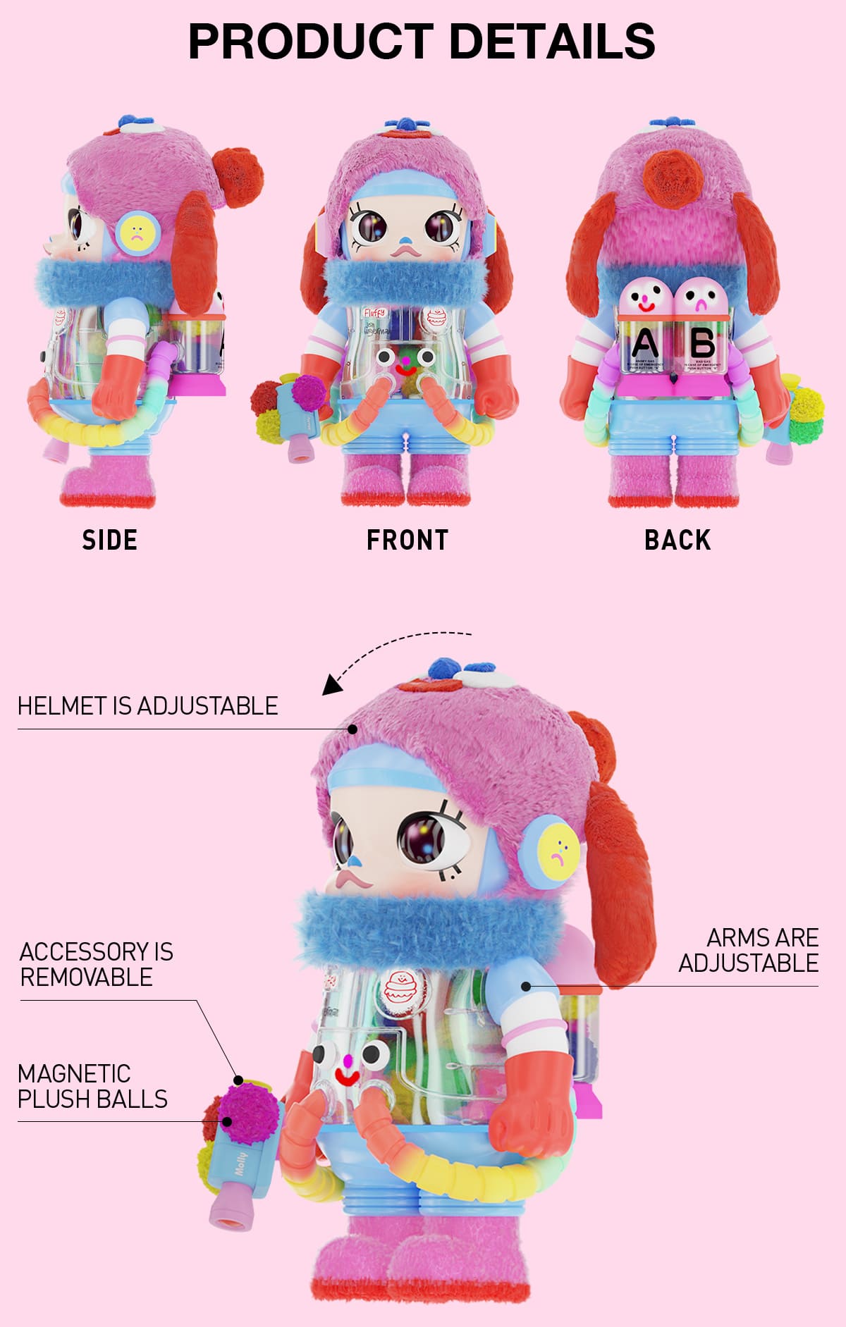 MEGA SPACE MOLLY 400% Jon Burgerman - POP MART (United States)