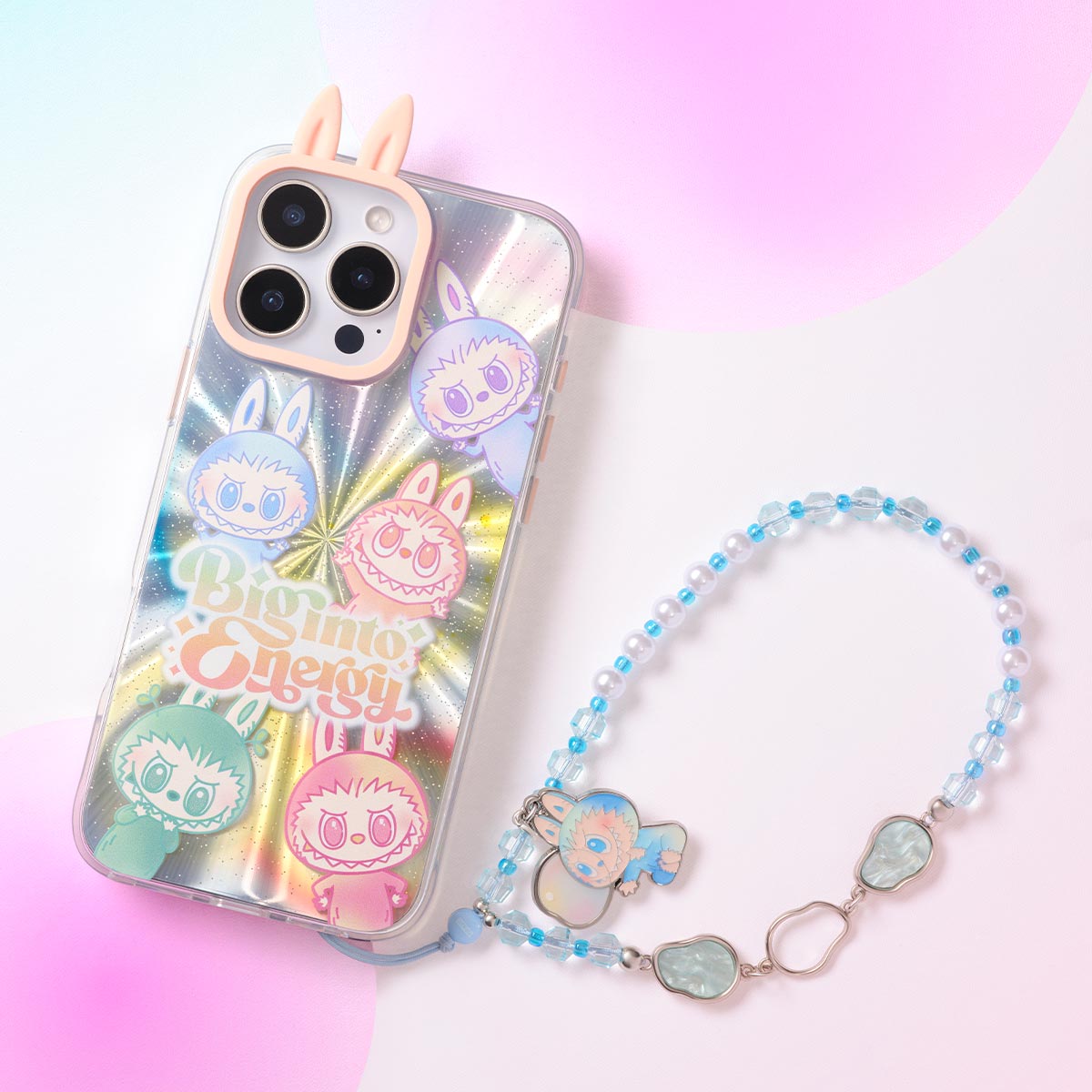THE MONSTERS Big into Energy Series-Phone Charm Blind Box - POP