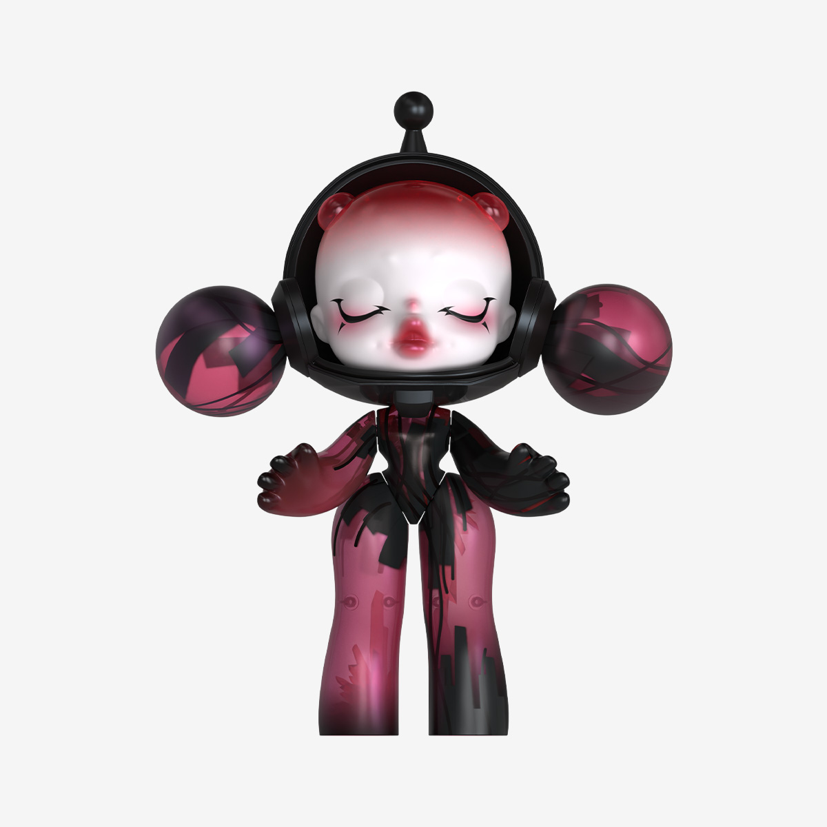 MEGA α SKULLPANDA 400% Red Crystal - POP MART (United States)