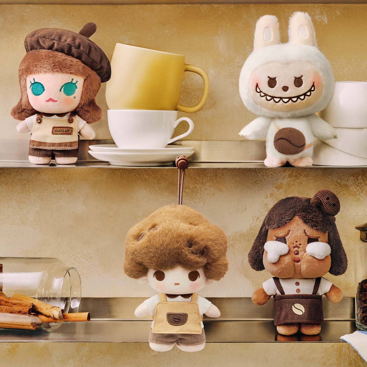 POP BEAN Coffee Factory Series-Plush Pendant - POP MART (United