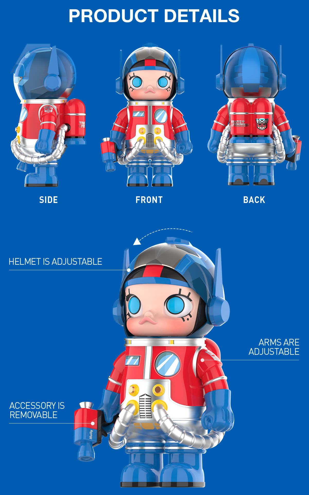 MEGA SPACE MOLLY 400% Optimus Prime - POP MART (Canada)