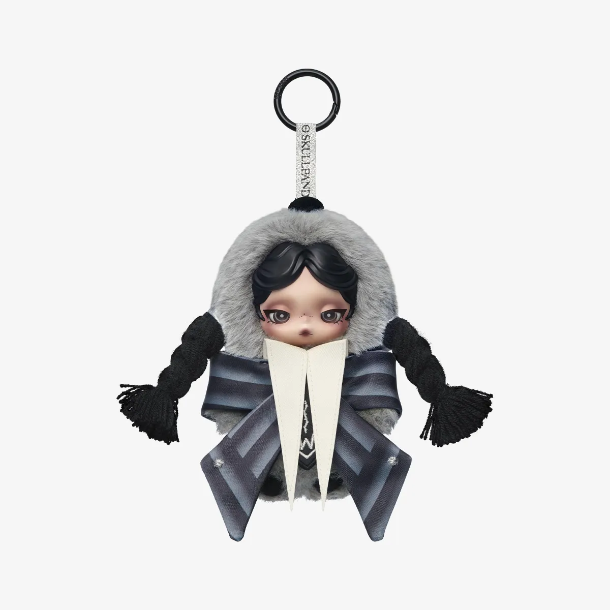 SKULLPANDA × Wednesday Plush（Nevermore Academy Uniform Version