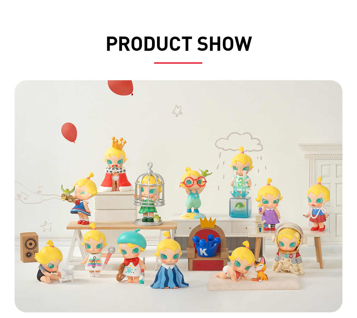Baby Molly When I was Three！Series Figures - POP MART (Italy)