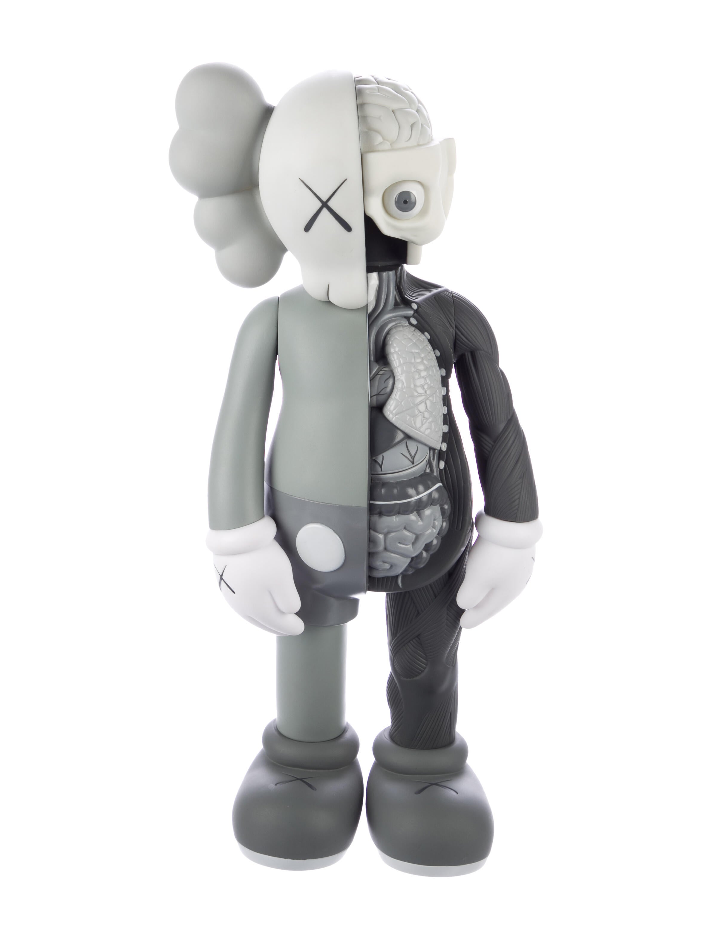 KAWS Dissected Companion Figure - Grey Figures, Collectibles