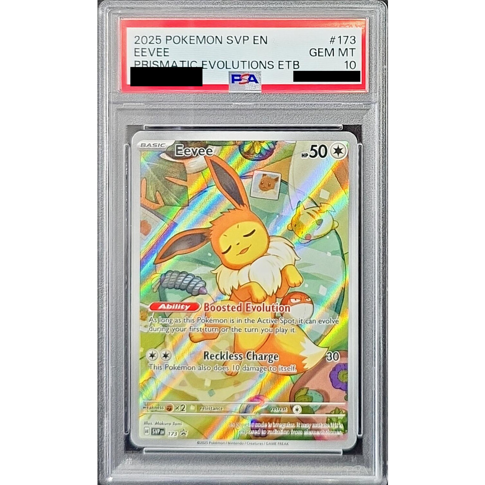 PSA 10 Authenticated Eevee (AR/English Version) P 173 Other