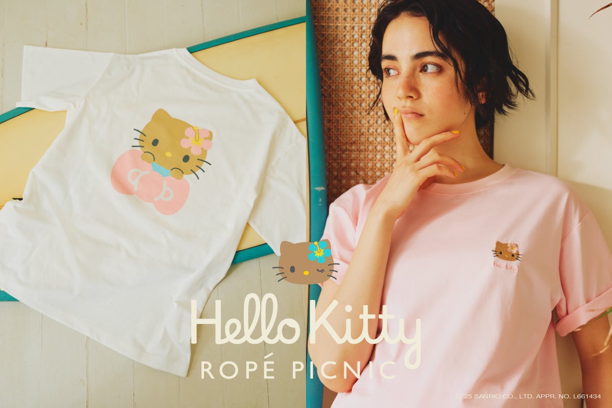 ROPE' PICNIC×HELLO KITTY」初のコラボレーション！リゾートムード漂う