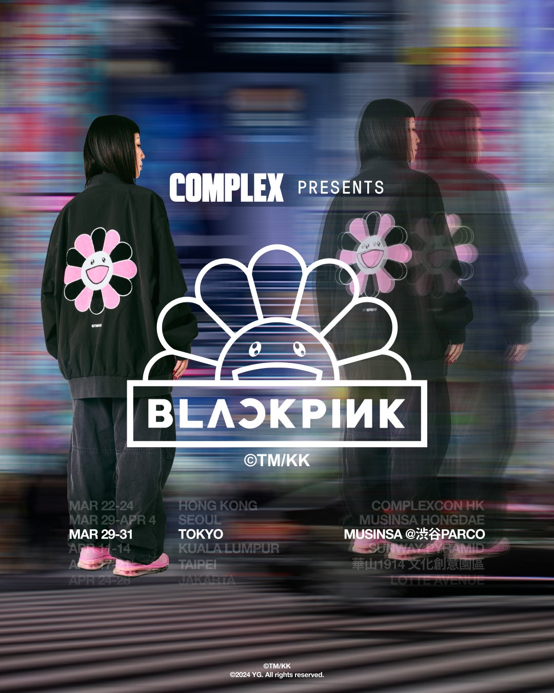 MUSINSAにて限定発売！Takashi Murakami×BLACKPINK “In Your Area