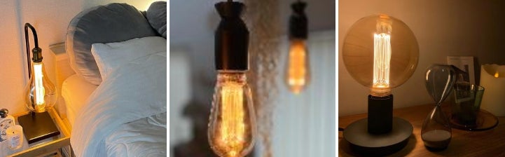 ニトリ】優しい灯りでお部屋を彩る。LED電球型アンティーク調ライトに