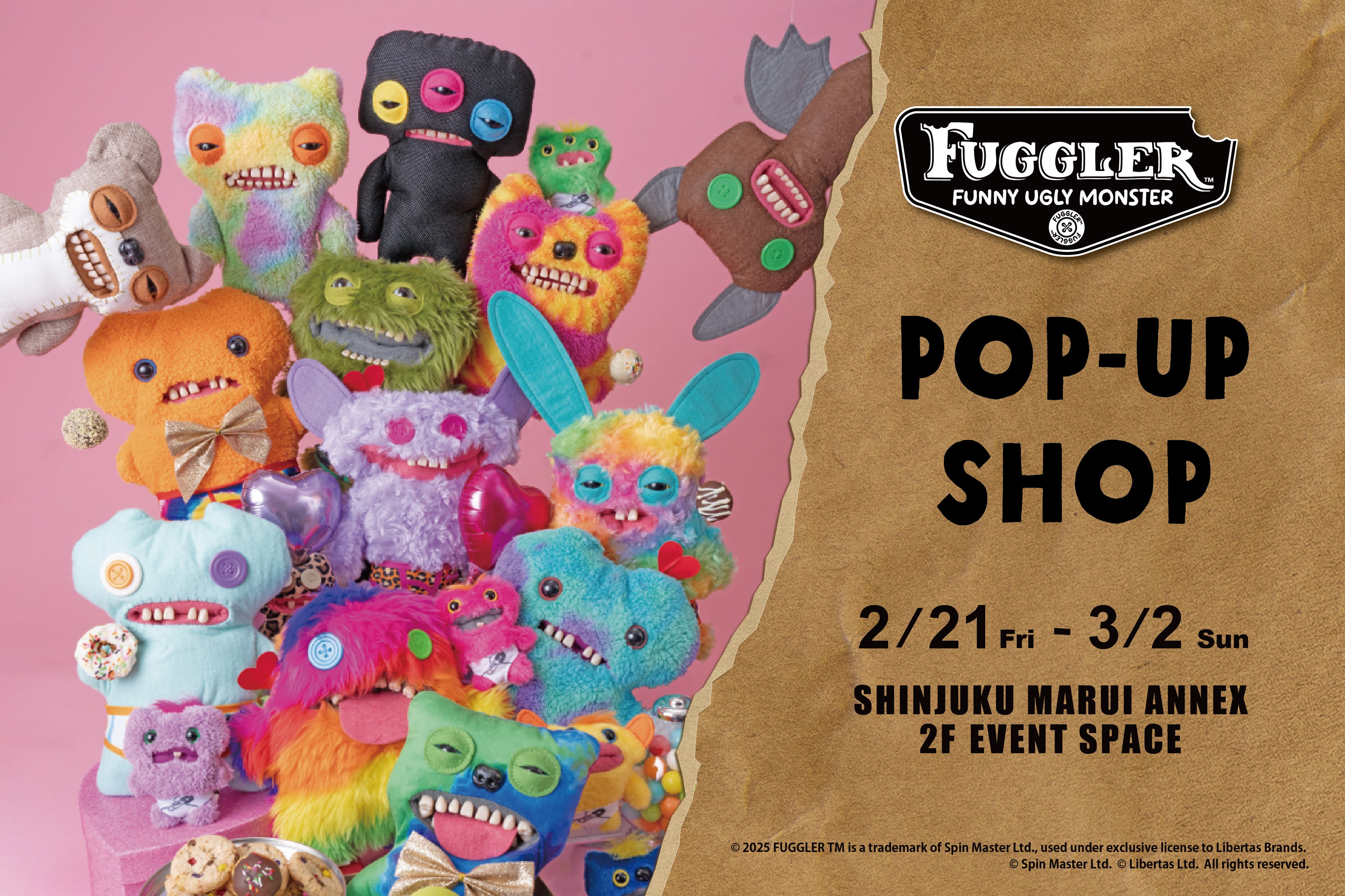 FUGGLER（ファグラー）のアパレルグッズを取り揃えたポップアップ