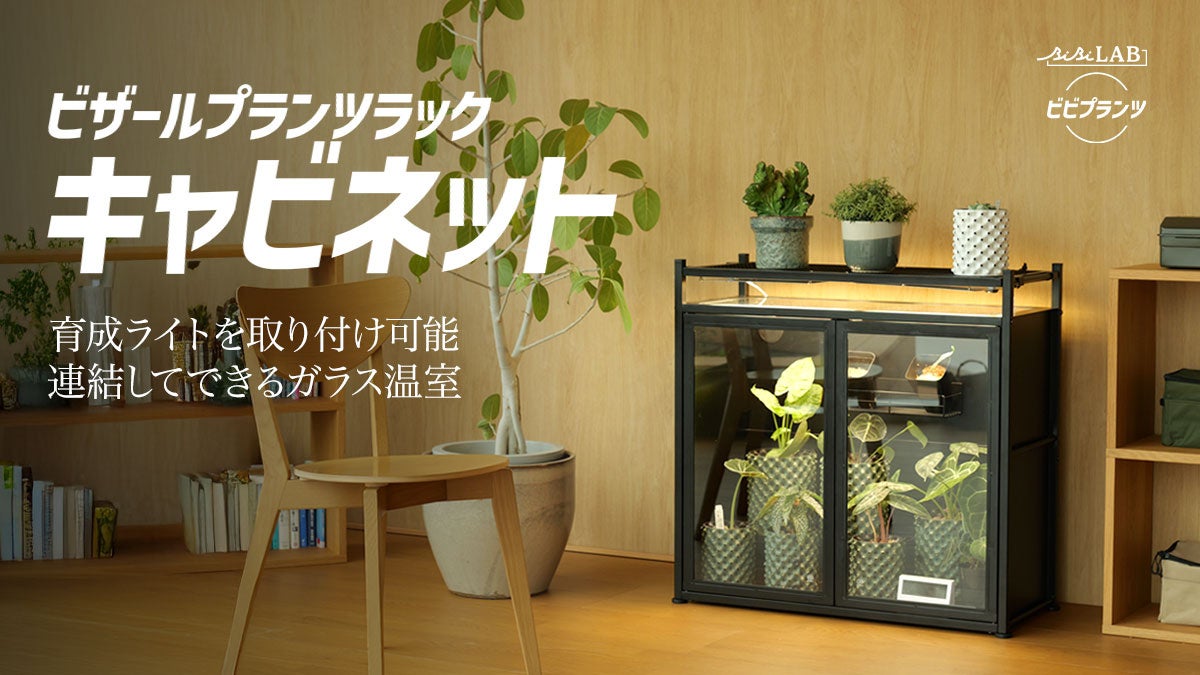 温室×インテリア】観葉植物の冬越しをおしゃれに叶える！育成ライト
