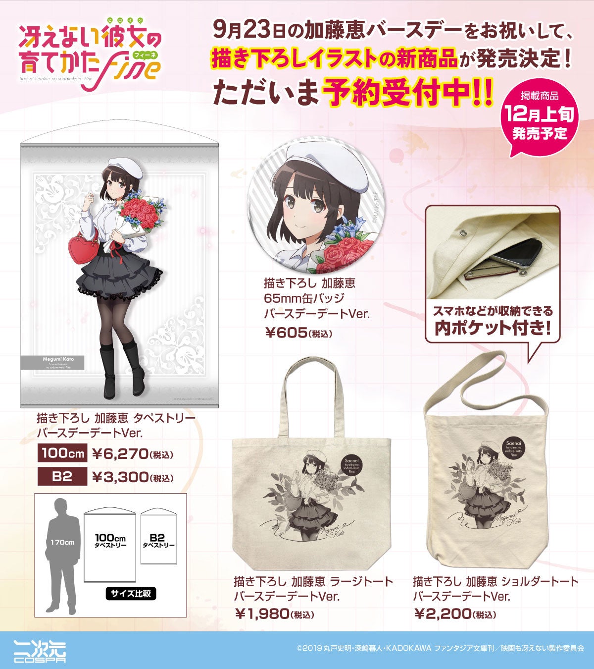 描き下ろしイラスト使用！『冴えない彼女の育てかた Fine』【初回生産