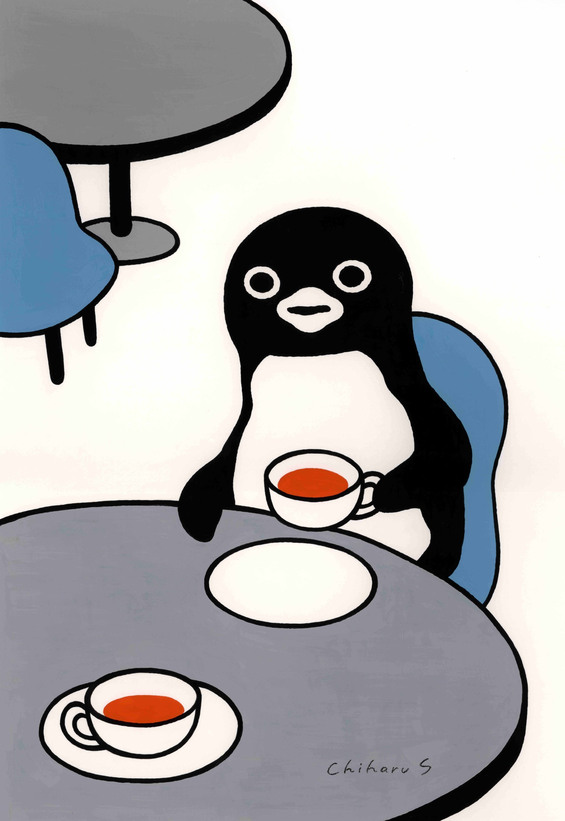 ペンギンがあんぱんを？！イラストレーター坂崎千春の新作展『ペンギン
