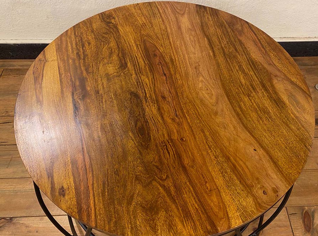 新商品】曲線を描く脚とシーシャムウッドがおしゃれなコーヒーテーブル