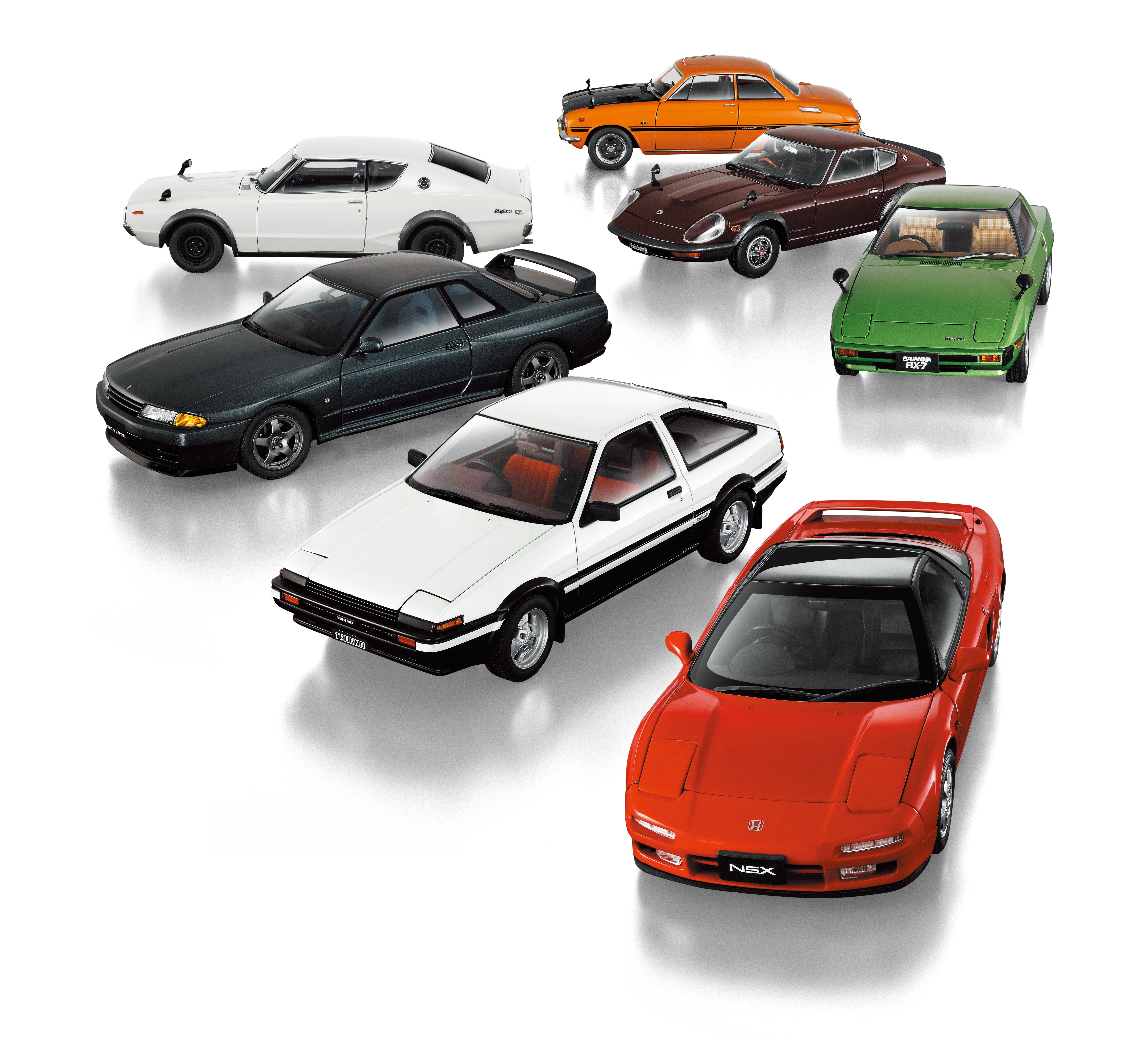 全長およそ20cmの迫力。国産名車の魅力を堪能できる1/18スケールモデル