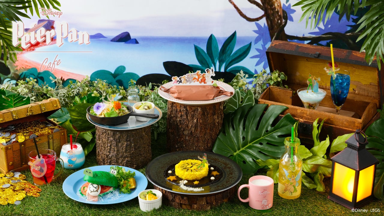 ディズニーの名作アニメーション『ピーター・パン』のスペシャルカフェ