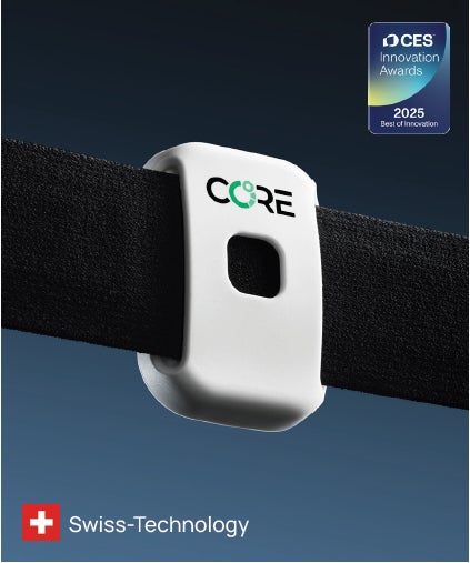 新商品】新型ウェアラブル深部温度モニタリングセンサー CORE2