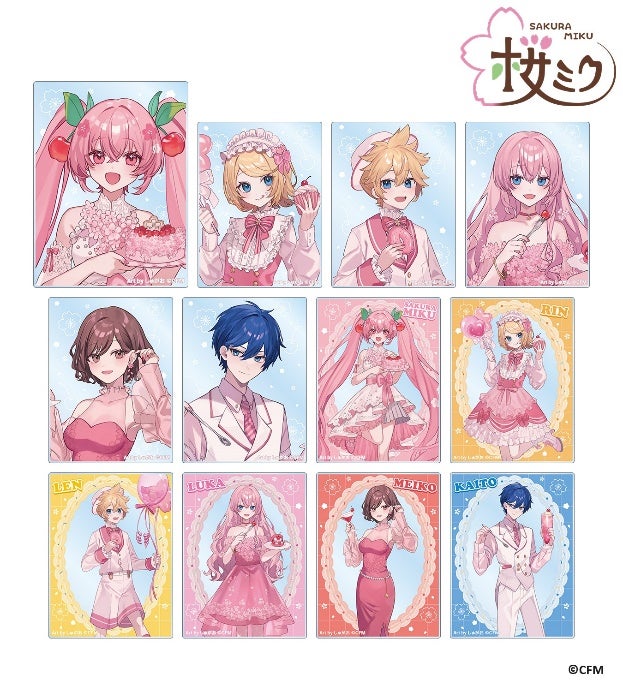 桜ミク』×「しゅがお」のコラボレーションアイテム「描き下ろし 桜