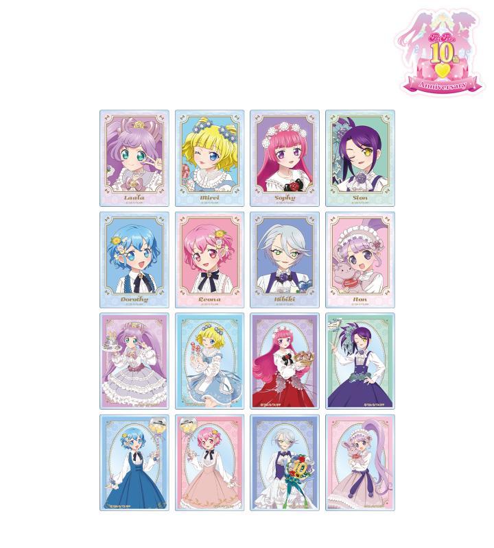 プリパラ10周年』の描き下ろし 花まつりver. トレーディングアクリル