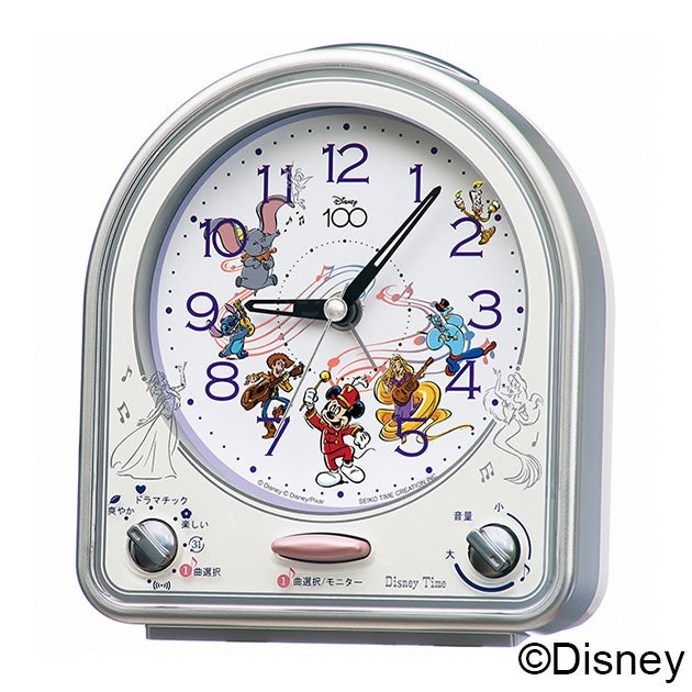 ディズニー100周年を祝したクラシカルな掛時計を200台限定で発売