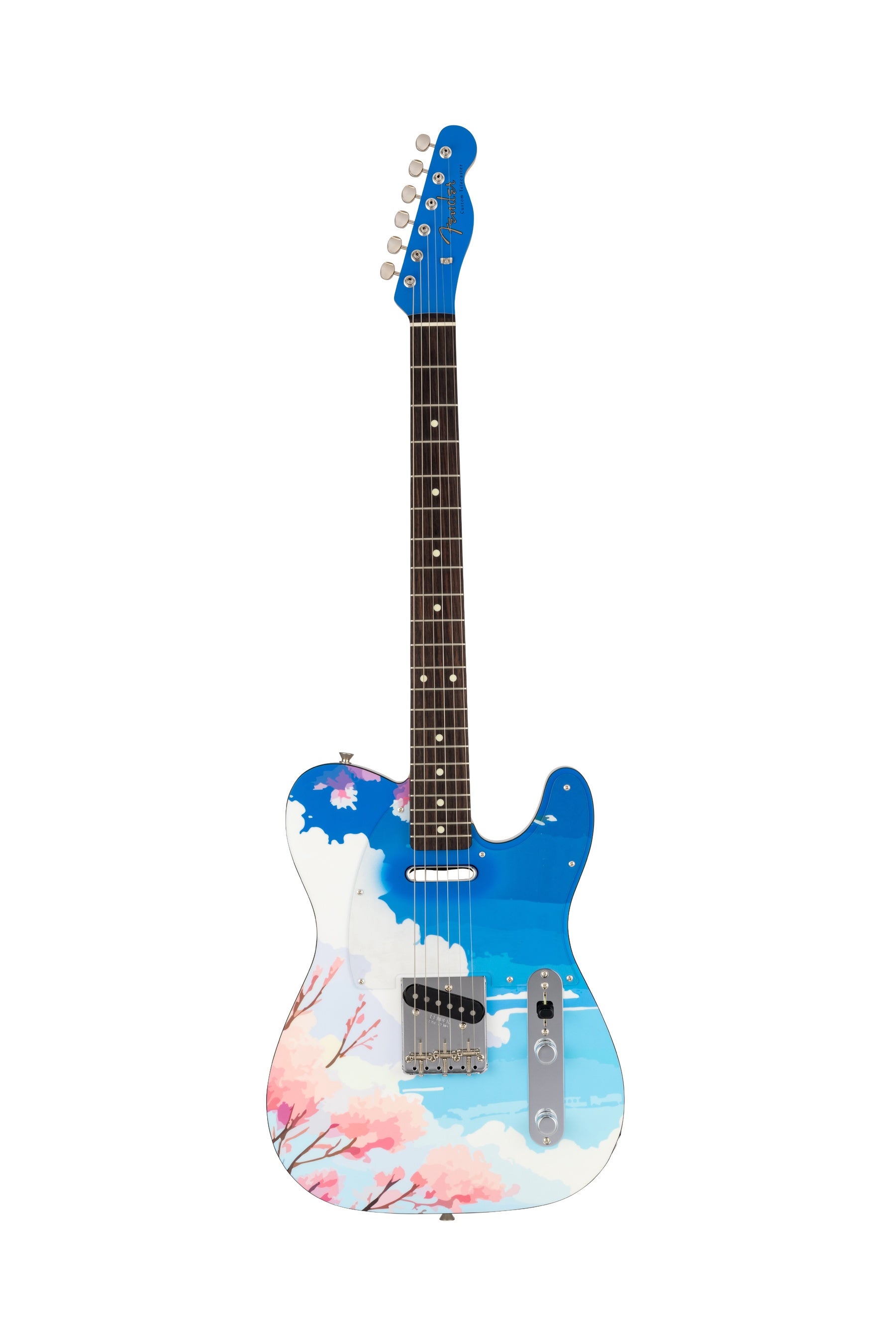 Fenderより、日本の春を奏でる”桜を纏った”エレキギターが登場！『Made