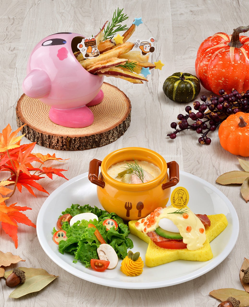 星のカービィの『Kirby Café (カービィカフェ)』に食いしんぼうも大