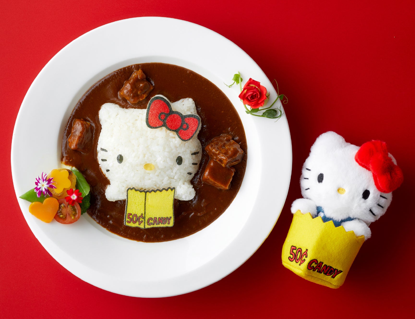 ハローキティと出会う、夏の美術時間」福岡市美術館内レストラン
