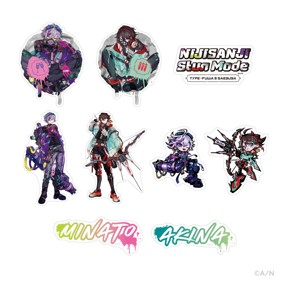 NIJISANJI Stun Mode Type：Fuwa＆Saegusa】グッズを2025年12月17日(水