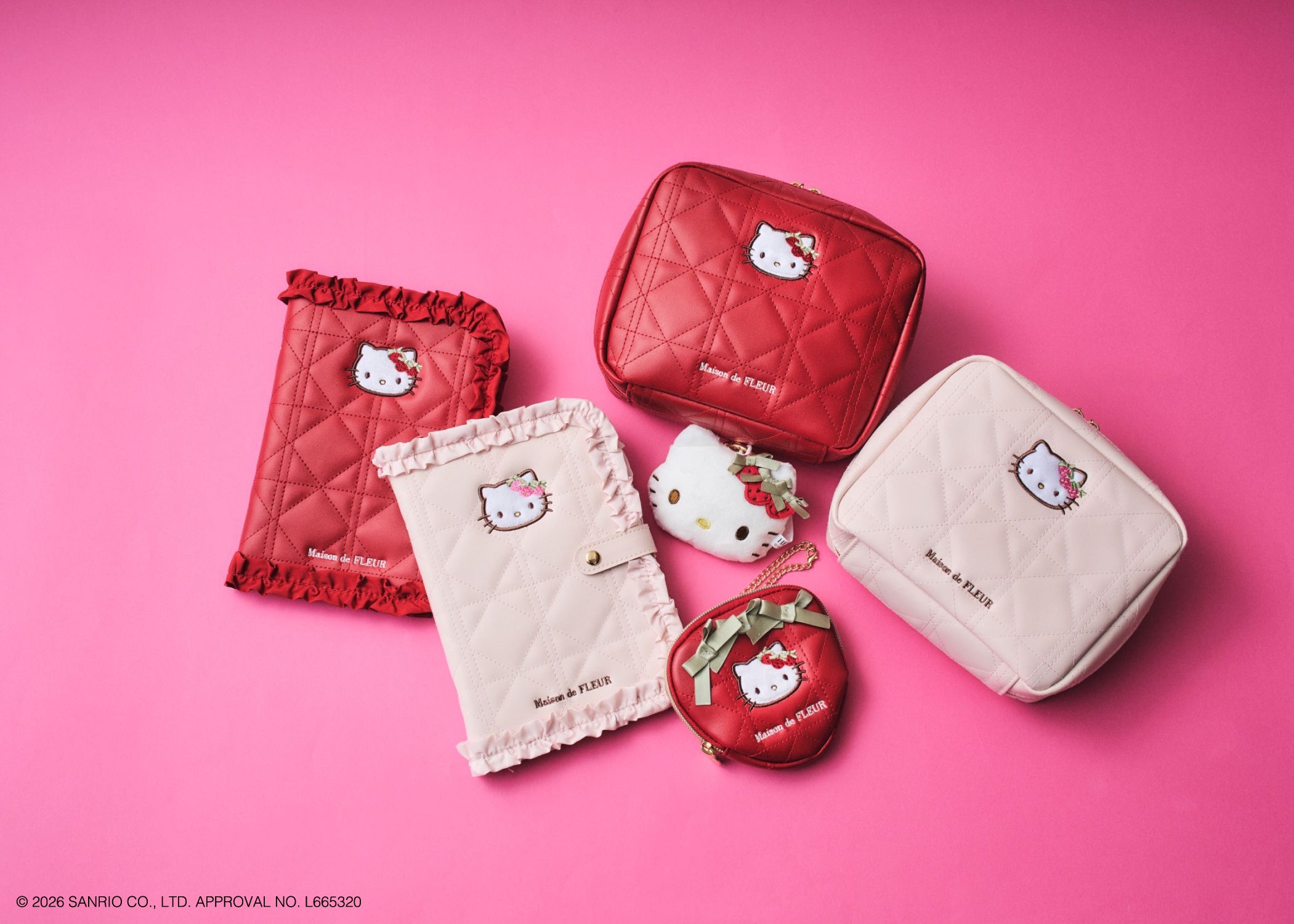 Maison de FLEUR】カバーガールにハローキティが登場！いちごのリボン